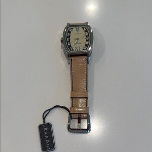 Tan Leather Women's Watch